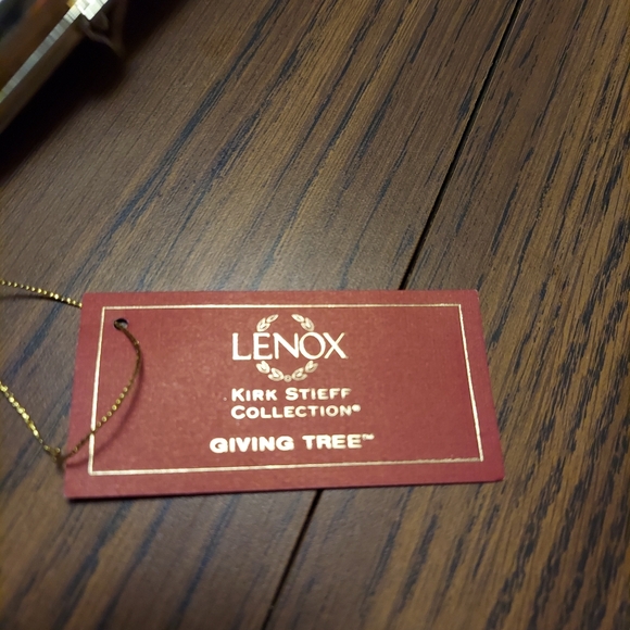 Lenox Christmas Ornament Silverplate Kirk Stieff Vintage 1990 Giving Tree W/ Tag - Picture 13 of 13